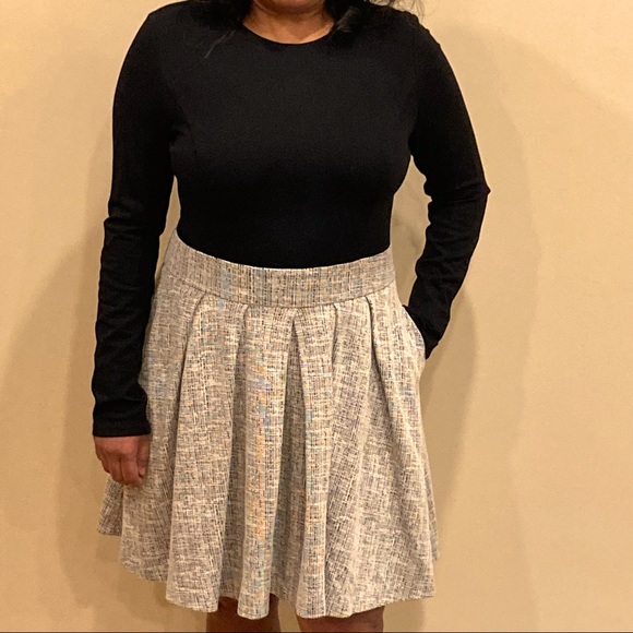 Lauren - Ralph Lauren Dress Size 10 Black/Jacquard with pockets - Picture 1 of 8